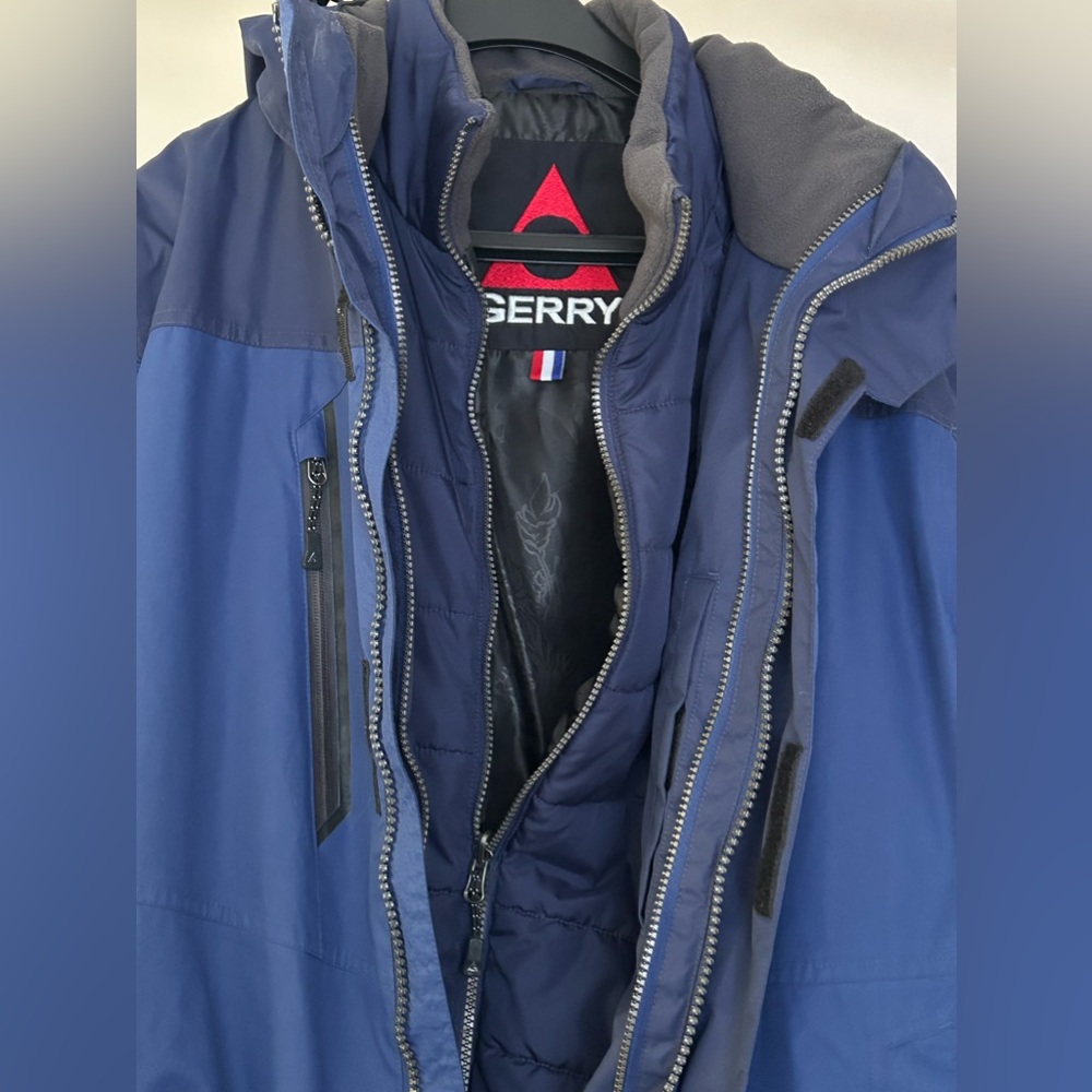 This is a super warm winter coat - two layers.